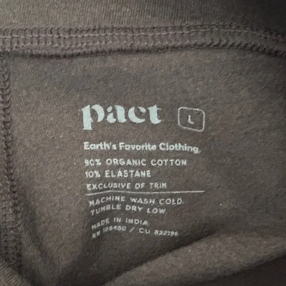 Pact Dark Brown High-Rise Leggings - Picture 3 of 3